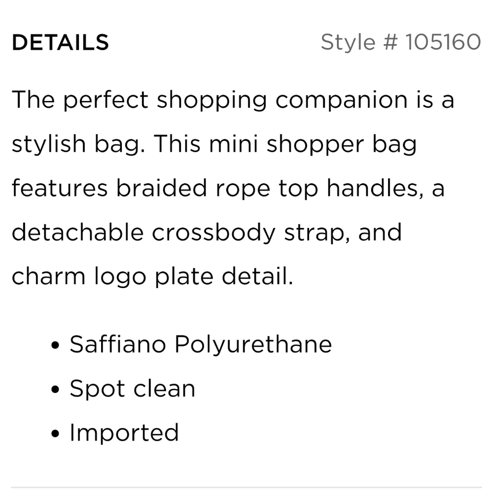 Bebe Kate Mini Shopper - Picture 10 of 10